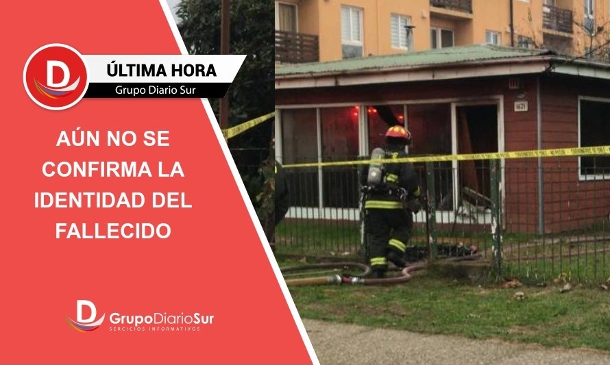 Confirman un fallecido en incendio de calle Errázuriz en Valdivia