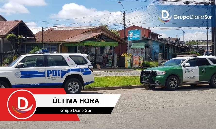 Osorno: Con un palo dueño de local repelió a asaltantes armados