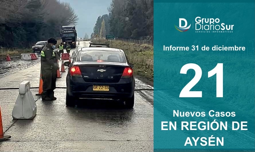 Aysén reportó 12 casos y Coyhaique 9