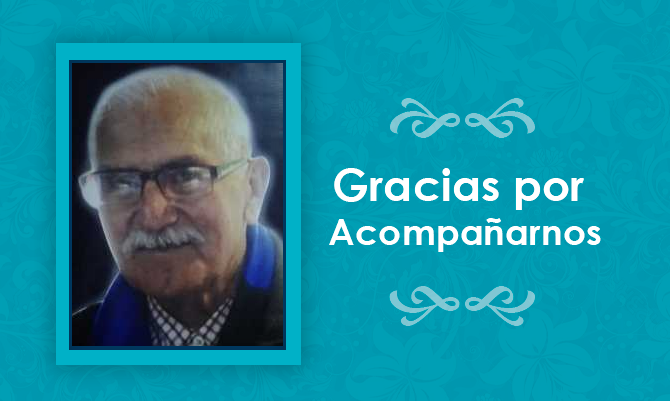 Gracias por acompañar el adiós de Humberto Oyarzún Macías Q.E.P.D