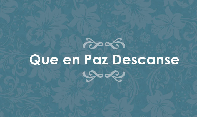 [Defunción] Falleció Marcelino Vidal Calvo Q.E.P.D